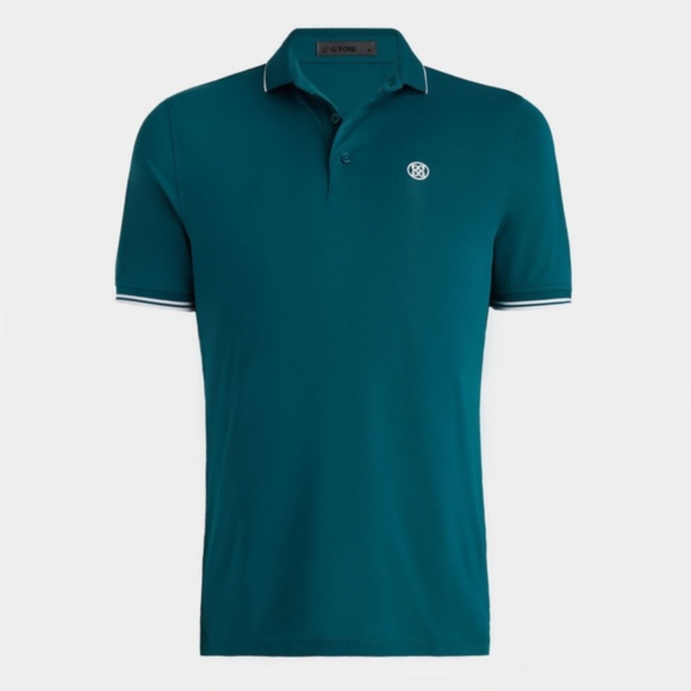 G/Fore Men's Teal Polo Shirt - Oakland Hills Country Club